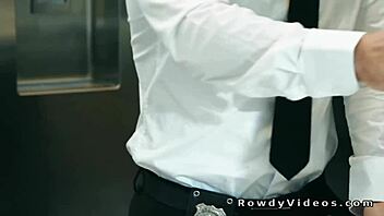 Cop encounters suspected gay in intense encounter.