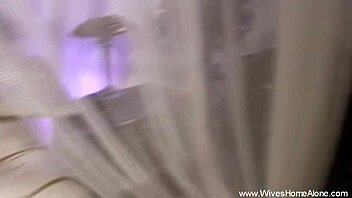 Hey, this horny housewife enjoys solo time with toys.