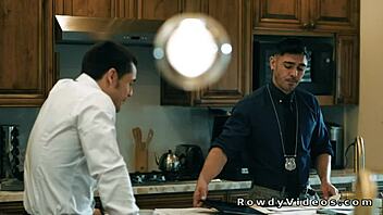 Cop encounters suspected gay in intense encounter.