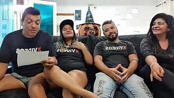 Chatting with milf Taissa Winkler and dancer Leo Fernandezxxx