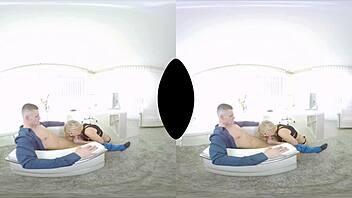 Lena's steamy virtual reality encounter in the office