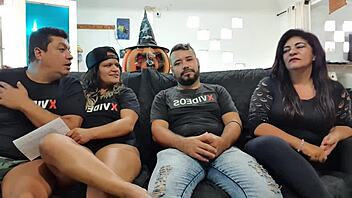 Chatting with milf Taissa Winkler and dancer Leo Fernandezxxx