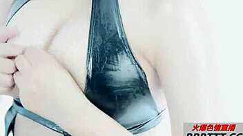 Latina handles monster cock in bondage outfit