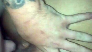 Latina gets creampie in her ass