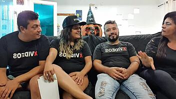 Chatting with milf Taissa Winkler and dancer Leo Fernandezxxx