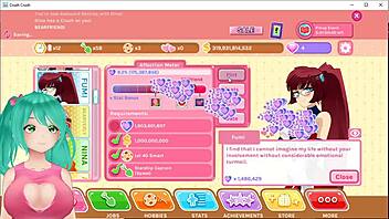 Anime gamer explores love triangle in Crush Crush gameplay