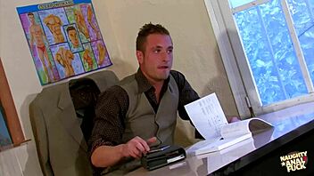 Delighted teacher enjoys detention babe in cowgirl riding and cum gulping