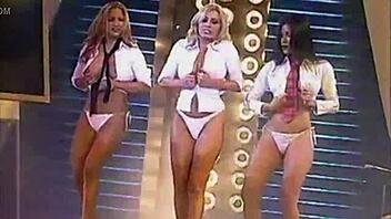 Susana Reche Strips And Undresses In Compilation