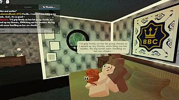 Robloxian redhead slutty snowbunny taking care of daddy