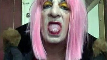 Bisexual crossdresser takes on a humiliating handjob