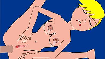 Russian Doll Gets Ass Fucked and Handjob Cum