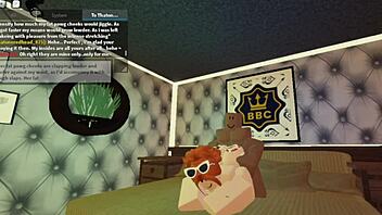 Robloxian redhead slutty snowbunny taking care of daddy