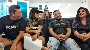 Chatting with milf Taissa Winkler and dancer Leo Fernandezxxx