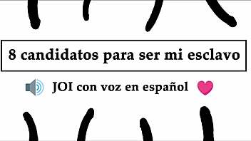 Join a Spanish-speaking femdom for a Joi voice-guided masturbation session