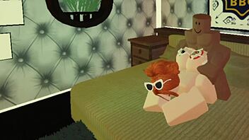 Robloxian redhead slutty snowbunny taking care of daddy