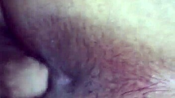 Latina gets creampie in her ass