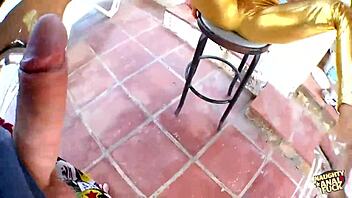 Naughty blonde craves intense anal pounding.