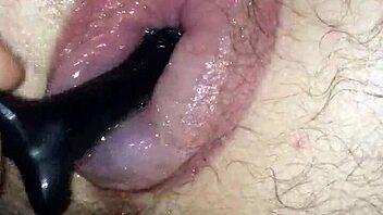 Fucking My Puffy Man Pussy With A Toy In Homemade Anal.