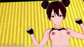 Koikatu: Wild Sex With Ten Ten! Creampie And Blowjob Action In 3D