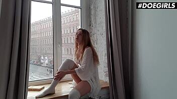 Horny Russian model Kaisa Nord indulges in self-pleasure during quarantine