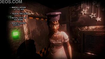 Masked femdom dominates in five nights at Frennis night club