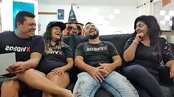 Chatting with milf Taissa Winkler and dancer Leo Fernandezxxx