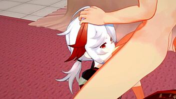 Genshin Impact cosplayers Tartaglia and Kazuha engage in explicit sexual activity in this Japanese animated film.