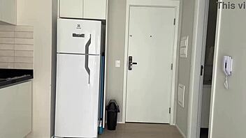 O novinho encontrou o padrinho e deu rola de presente