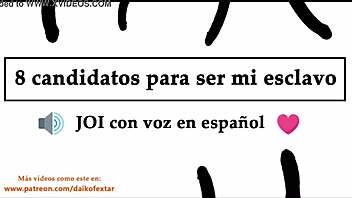 Join a Spanish-speaking femdom for a Joi voice-guided masturbation session