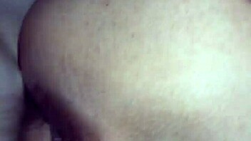 Latina gets creampie in her ass