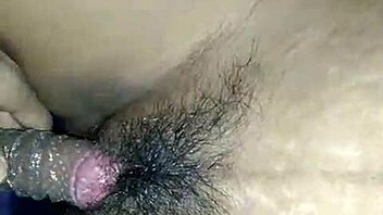 Check out this hardcore fucking of a very creamy pussy, ending with a massive cumshot all over