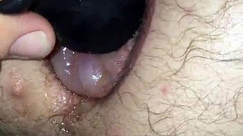Fucking My Puffy Man Pussy With A Toy In Homemade Anal.