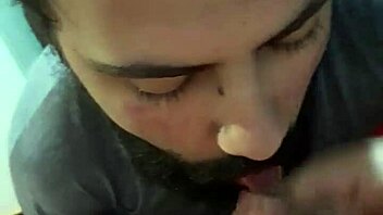 gay guy sucking boyfriend's cock intensely