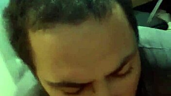 gay guy sucking boyfriend's cock intensely