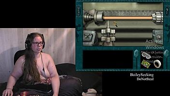 Fetish BBW rides a naked carousel in part 4