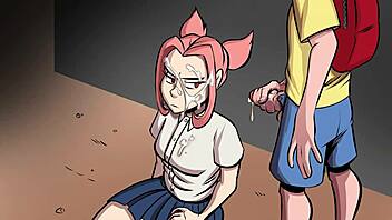 Queens brothel 8 - nerdy guy humiliated her by cumming on her face