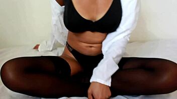 I love being touched through my panties in lingerie!