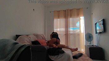 I surprised her in the bathroom!