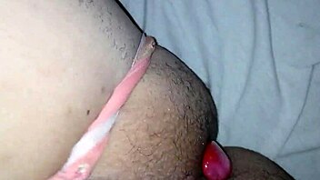 Cdzinha crossdress sissy slut plays with dildo and chastity belt