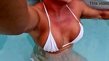 Wow, she teased me wild by the pool!