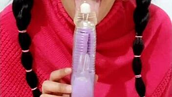 hot teen deepthroats cock