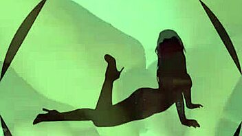 The cute teen babe rides the big cock in red lingerie