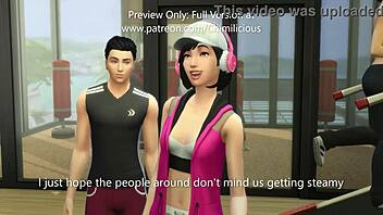 Workout Session with Horny Girlfriend