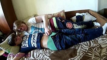 My Young Gay Buddies Cuddle and Hump Until Cumshot