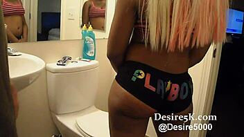 Cute ebony teen spanking with black teen characteristics