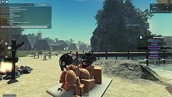 Wealthy Roblox slut experiences intense pleasure in luxurious condo
