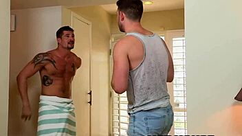 caught sean maygers naked and blowing him outdoors