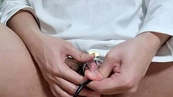 i wear a chastity belt and use urethra toys to masturbate to cumshot