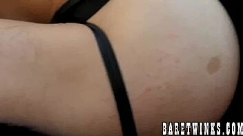 lusty twink gets double teamed and facialized outdoors by friends