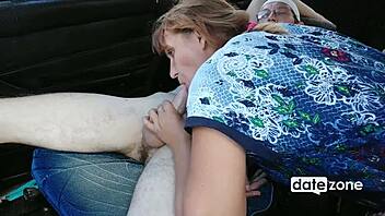 Damn, mature bitch drilled hard in the car!